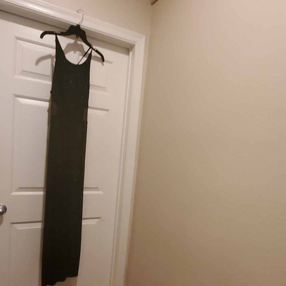 Daring Black Evening Gown